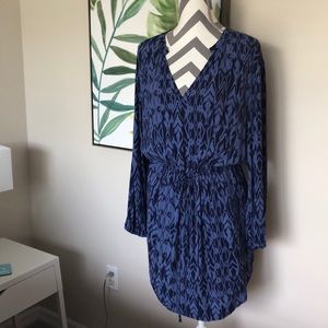 GAP Chevron Blue Dress